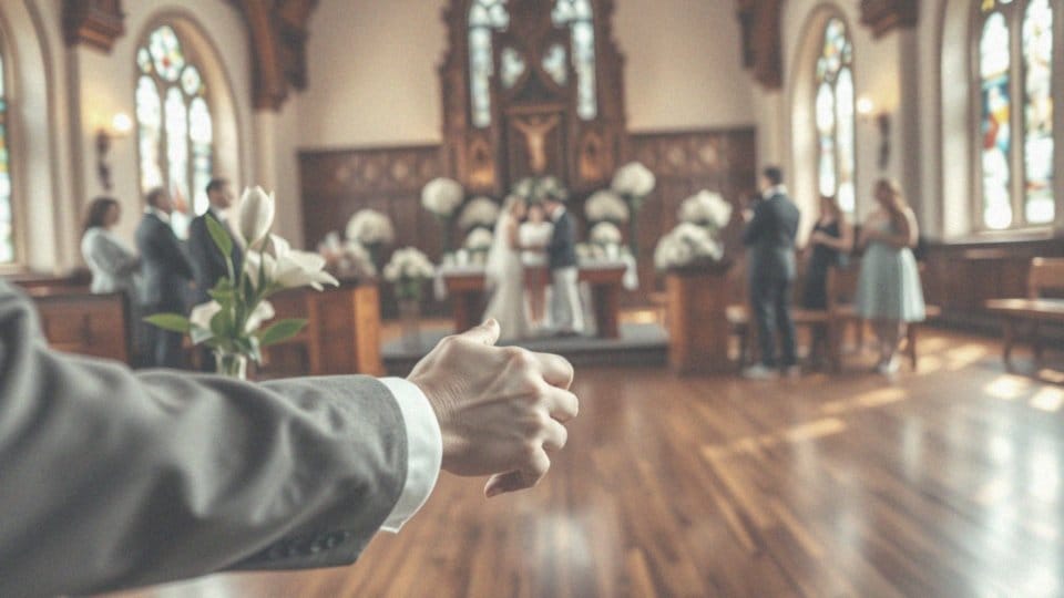 Dlaczego ksiądz zachęca parę do pocałunku po błogosławieństwie?