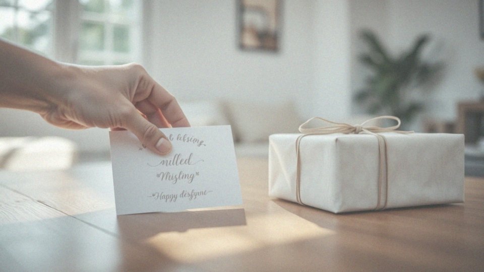 Jak ważna jest personalizowana kartka okolicznościowa jako prezent?