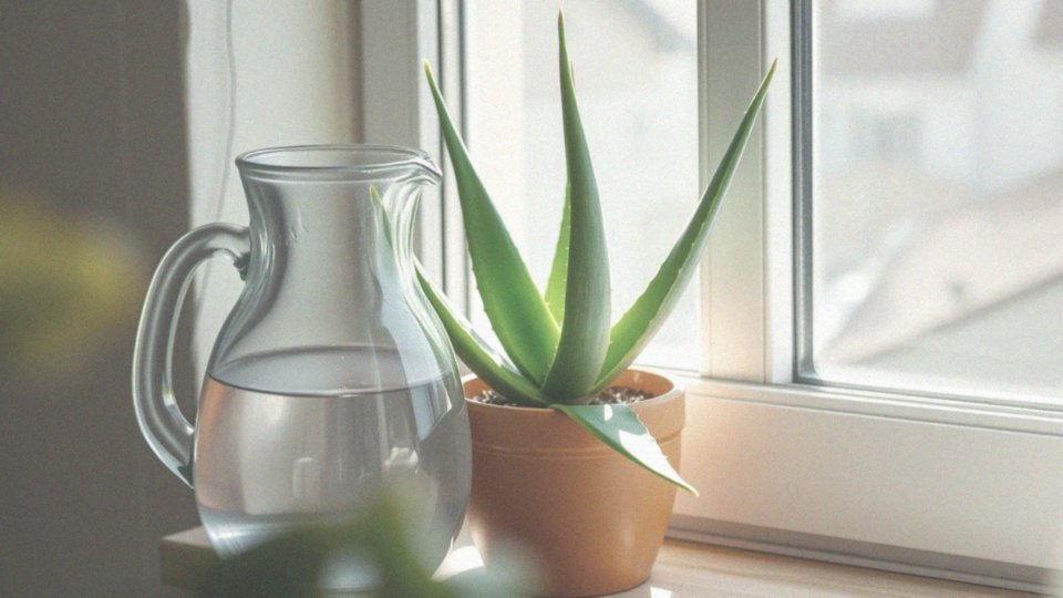 Czy można podlewać aloes zwykłą wodą z kranu?