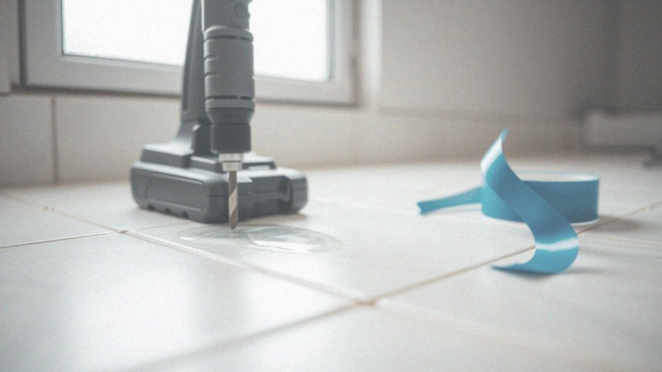 Jakie techniki pomogą uniknąć uszkodzeń płytek podczas wiercenia?