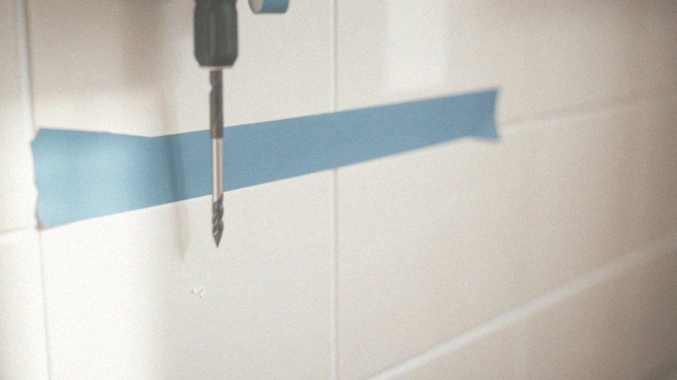 Jakie są zalety używania taśmy malarskiej przed wierceniem?