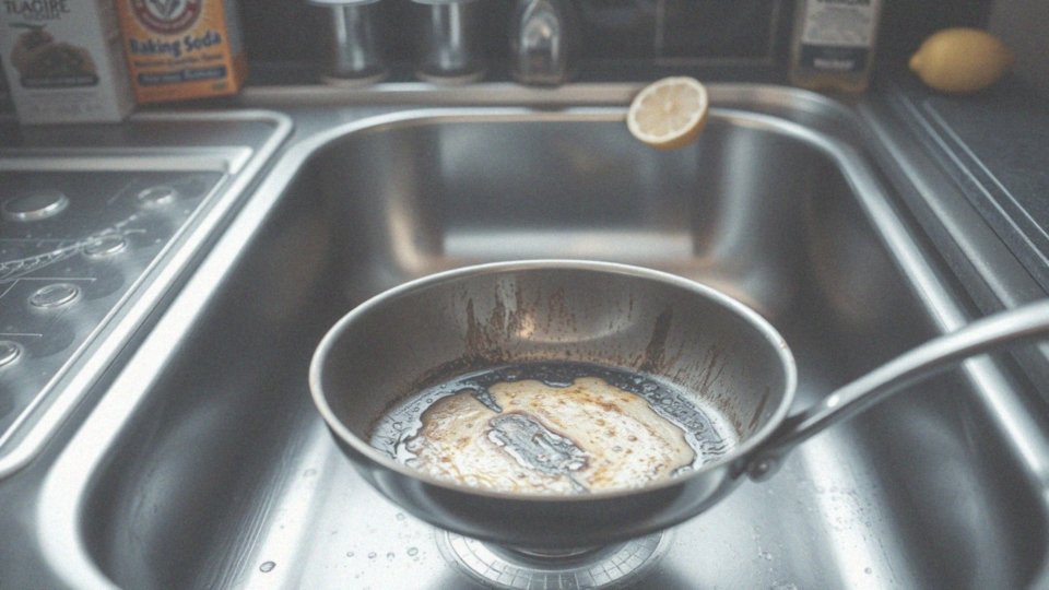 Jakie są domowe sposoby na czyszczenie spodu patelni?
